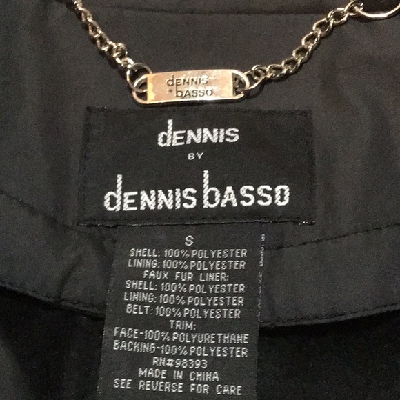 DENNIS BASSO DARK GREEN BELT TRENCH COAT SZ S - Picture 5 of 11